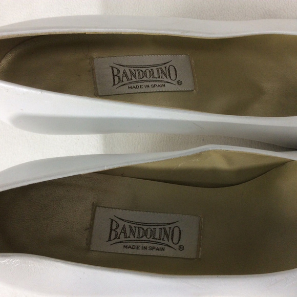 ❌SOLD❌Bandolino Vintage Leather white wedding shoe - Picture 4 of 8